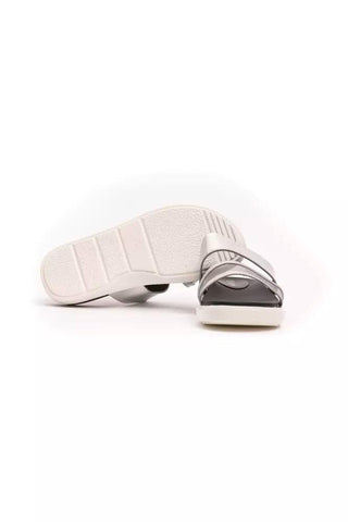 Silver Polyethylene Women Sandal - IzzySauvage