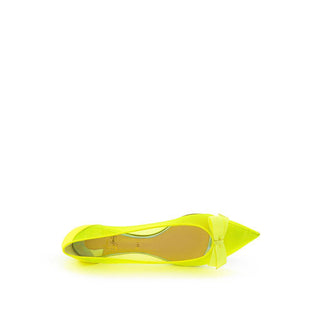 Sunshine Yellow Mesh Flat Elegance - IzzySauvage