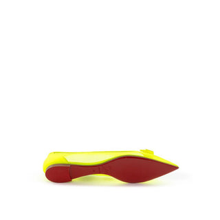 Sunshine Yellow Mesh Flat Elegance - IzzySauvage