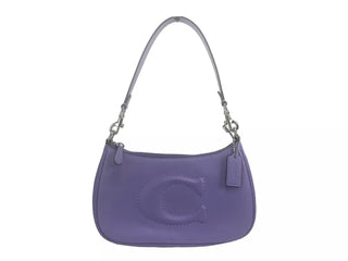 Teri Smooth Leather Crossbody Bag Purse Purple - IzzySauvage