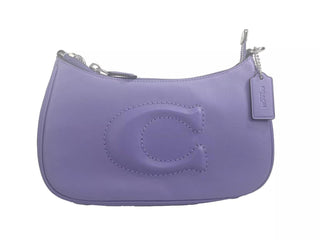 Teri Smooth Leather Crossbody Bag Purse Purple - IzzySauvage