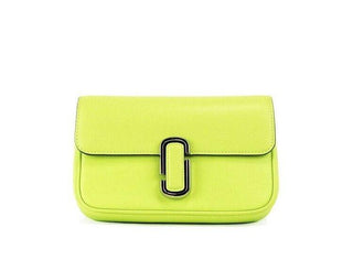 The J Marc Green Glow Smooth Leather Shoulder Crossbody Handbag - IzzySauvage