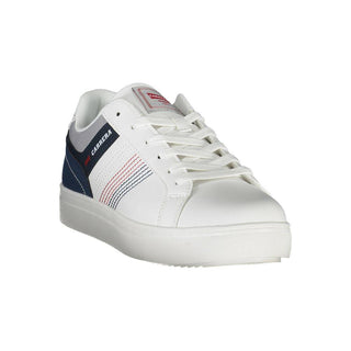 White Eco Leather Men Sneaker - IzzySauvage