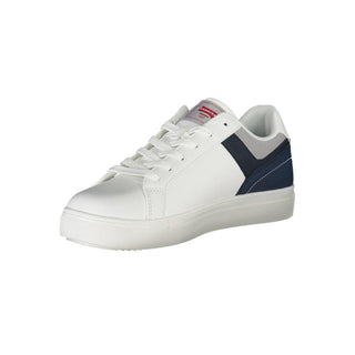 White Eco Leather Men Sneaker - IzzySauvage