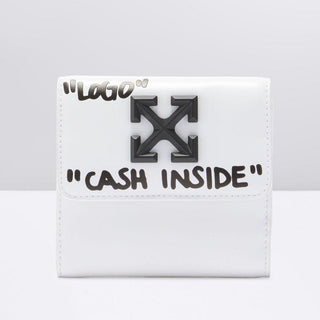 White Leather Wallet - IzzySauvage