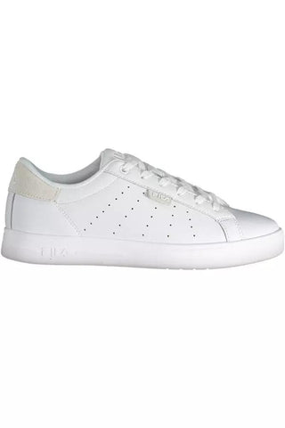 White Leather Women Sneaker - IzzySauvage