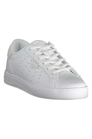 White Leather Women Sneaker - IzzySauvage