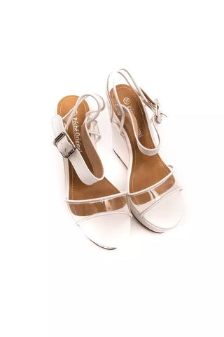 White Polyethylene Women Sandal - IzzySauvage