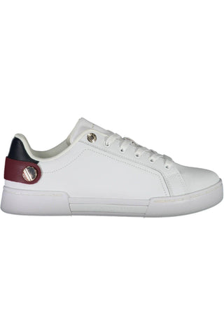 White Polyethylene Women Sneaker - IzzySauvage