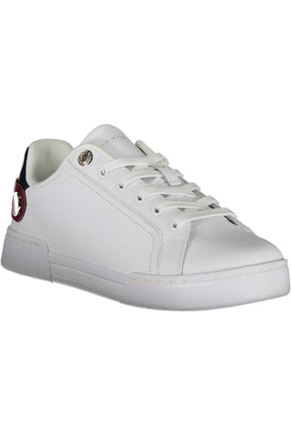 White Polyethylene Women Sneaker - IzzySauvage