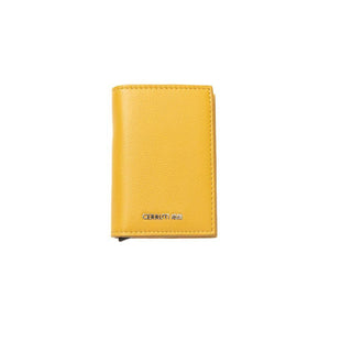 Yellow Calf Leather Men Wallet - IzzySauvage