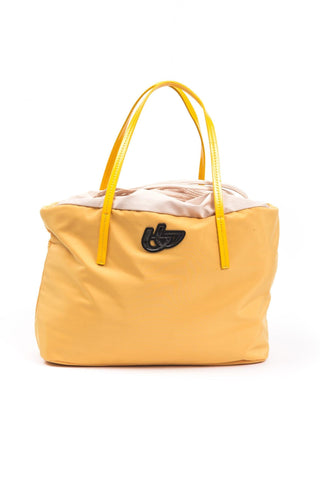 Yellow Polyester Women Handbag - IzzySauvage