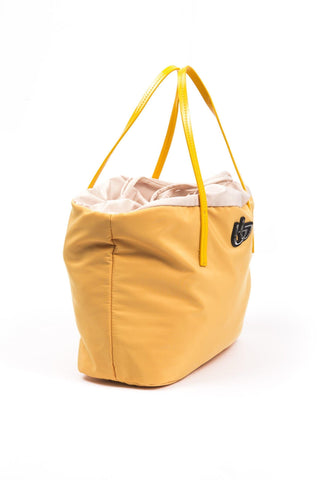 Yellow Polyester Women Handbag - IzzySauvage