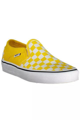 Yellow Polyester Women Sneaker - IzzySauvage