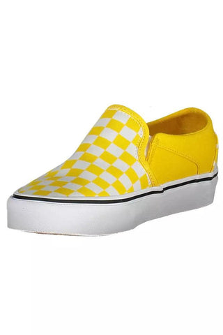 Yellow Polyester Women Sneaker - IzzySauvage