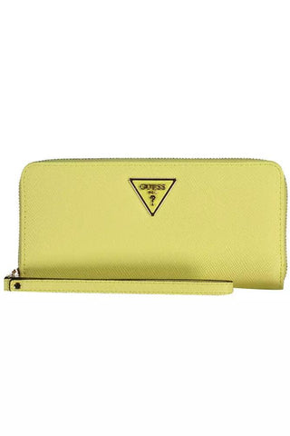 Yellow Polyethylene Women Wallet - IzzySauvage