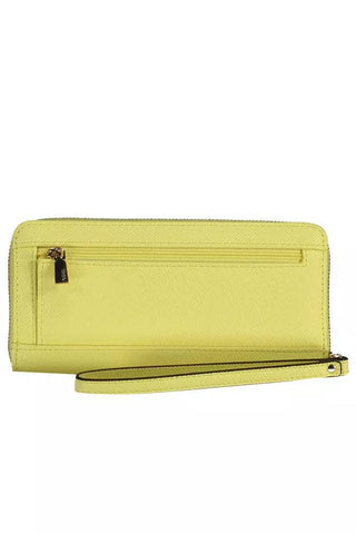 Yellow Polyethylene Women Wallet - IzzySauvage