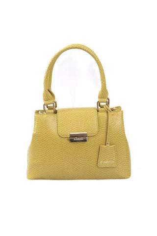 Yellow Polyurethane Women Crossbody Bag - IzzySauvage