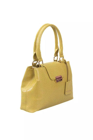 Yellow Polyurethane Women Crossbody Bag - IzzySauvage