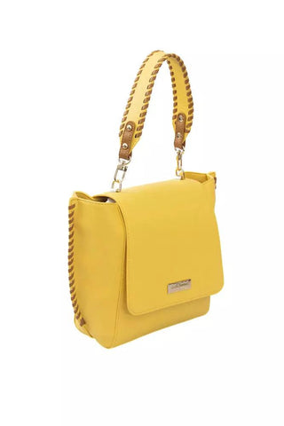 Yellow Polyurethane Women Crossbody - IzzySauvage